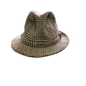 Vintage Irish Crushable Tweed Fedora, Lined with ReMay by Dupont
